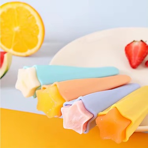 Manufactory Eco-friendly Bpa Free Reusable Easy Release Ice Pop <b>Maker</b> Silicone Popsicle Ice <b>Cream</b> Mold With Lid - Product Image 2