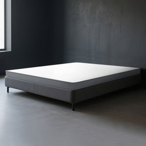 Colchón de Espuma con Resorte Hipoalergénico de Tamaño Individual, para Uso en Hoteles, Diseño Moderno para Apartamentos, Blanco, Resistente a los Ácaros, Tejido - Product Image 1