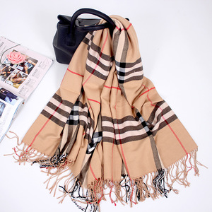 Sciarpa classica grande quadrata scozzese per uomo e donna spessa nuova sciarpa calda scialle da viaggio - Product Image 1