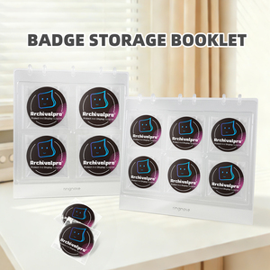 Album de rangement pour badges et boutons de 58 mm et 75 mm, idéal pour collectionner les badges d'anime - Product Image 1