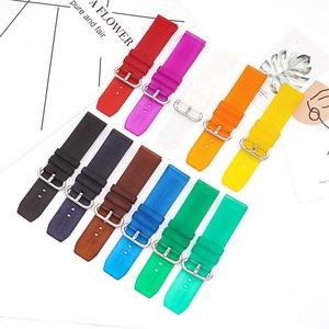 Bracelet en silicone 22mm pour <span class=keywords><strong>Samsung</strong></span> <span class=keywords><strong>Galaxy</strong></span> Watch 46mm <span class=keywords><strong>Watch3</strong></span> <span class=keywords><strong>45mm</strong></span> Gear S3 Huawei GT 2 Bracelet de poignet respirant à dégagement rapide - Product Image 2
