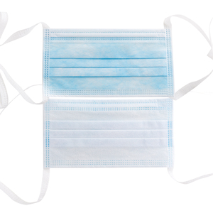 Hubei Haixin masker medis tipe IIR, masker wajah sekali pakai warna-warni dengan dasi 3 lapis kualitas tinggi pabrik grosir - Product Image 3