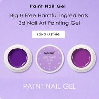 SAGALAGA vernis à ongles Gel professionnel tremper peinture dessin Gel vernis à ongles ensemble Art Design
