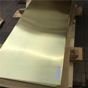 ASTM CuZn37 H62 黄铜板/板材定制厚度，用于库存装饰