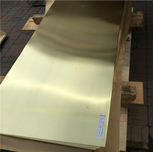 Plaque/feuille en <span class=keywords><strong>laiton</strong></span> ASTM CuZn37 H62 épaisseur personnalisée pour la décoration en stock - Product Image 1