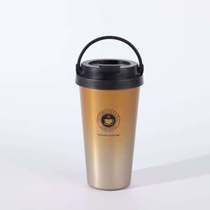 Vacuum-sealed Large Capacity Stainless Steel Portable Outdoor <b>Coffee</b> Mug with 6-12 Hours Thermal Insulation Leak-Proof Handgrip - Product Image 1