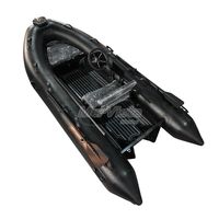 Bote de Pesca de Aluminio de 12 Pies, Botes Inflables de PVC, Botes de Remo de 360 Pulgadas