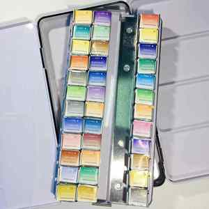 Venta Directa de Fábrica: Set de Pinturas de Acuarela de 36 Colores en Caja con Pastelillos de Color Sólido para Artistas - Product Image 2