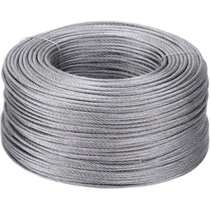Fune di acciaio 4mm filo di corda in acciaio inossidabile Hdg 12mm cavo a fune in acciaio inossidabile 1.2mm - Product Image 6
