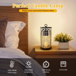 Moderna lampada elettrica scalda candele con Timer Dimmer luce notturna impianto di pulizia dell'aria per camera da letto e casa per uso soggiorno - Product Image 6
