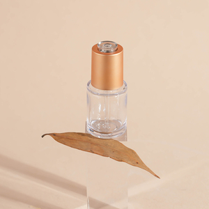 Emballage cosmétique de soins de la peau 30 ML PET cylindre torsion <span class=keywords><strong>bouton</strong></span> poussoir cheveux <span class=keywords><strong>barbe</strong></span> compte-gouttes bouteille bouchon à vis rechargeable pour les soins de la peau - Product Image 1