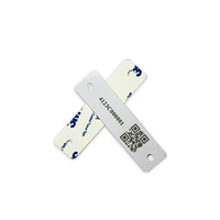 Etiqueta de Seguimiento de Cajas de Transporte Logístico Personalizada UHF, Etiqueta RFID para Palés con Código de Barras Láser, Código QR