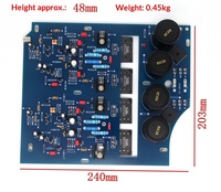 Carte d'amplificateur de puissance stéréo HiFi NAP200 Clone - Amplificateur audio domestique de qualité audiophile avec transistors Sanken haute puissance