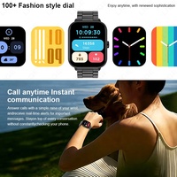 Reloj Inteligente BWZ211 (2 Correas) para Mujer y Hombre, Contesta Llamadas, Monitor de Ritmo Cardíaco, Monitor de Sueño, Rastreador de Actividad Física, Reloj Inteligente para Android IOS