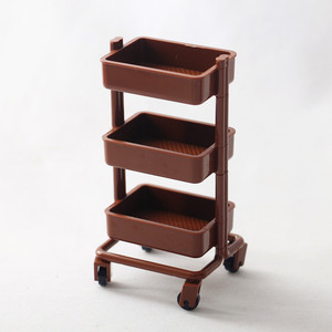 Carrito <span class=keywords><strong>de</strong></span> almacenamiento rodante en miniatura a escala 1:12, accesorio para muebles <span class=keywords><strong>de</strong></span> casa <span class=keywords><strong>de</strong></span> <span class=keywords><strong>muñecas</strong></span> - Product Image 4