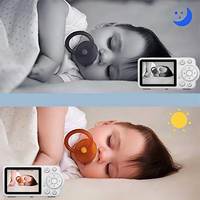 Caméra de surveillance pour bébé sans fil avec vision nocturne infrarouge d'usine, alimentée par batterie C8, pas besoin de Wifi, avec caméra et audio