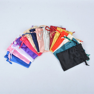 Pochette en <span class=keywords><strong>satin</strong></span> personnalisable avec logo pour emballage de cheveux, conteneur à bijoux pour extensions de cheveux, impression <span class=keywords><strong>satin</strong></span>ée personnalisable - Product Image 4