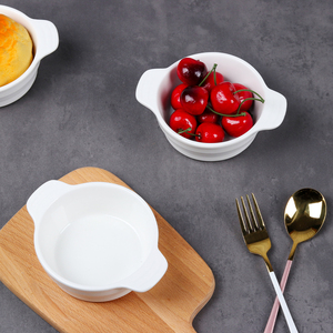 Ensemble de 4 ramequins de 8 oz, bols à soufflé, bols à crème brûlée en céramique pour pudding, yaourt, crème glacée - Product Image 4