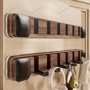 Gancho de pared moderno con ventosa, rectangular, extraíble, para colgar abrigos en la entrada, dormitorio o puerta, sin necesidad de taladrar. - Product Image 1