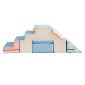 Structure de jeu en mousse souple pour enfants, structure d'escalade aux formes géométriques, jouet d'intérieur unisexe, kit de blocs de construction, coin d'apprentissage pour ramper - Product Image 3