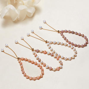 สร้อยข้อมือโซ่และลิงค์คุณภาพดีจากผู้ผลิตขายส่ง อุปกรณ์เสริมขนาดเล็ก-ไข่มุกทรงเกือบกลมขนาด 5 มม. สำหรับใช้ในร้านค้าข้ามพรมแดน - Product Image 1