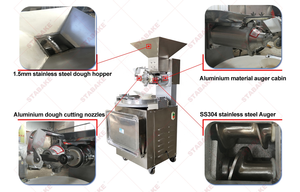 Séparateur de pâte commerciale pâte à arrondir mp-45 avec prix bon marché pour la division des pâtes - Product Image 3