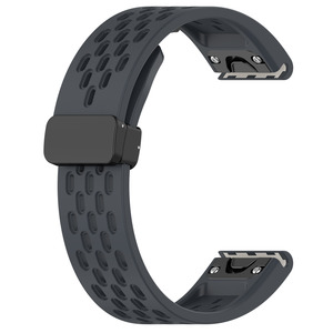 <span class=keywords><strong>Correa</strong></span> de Reloj de Silicona de 20/22/26 mm de Ajuste Rápido para <span class=keywords><strong>Garmin</strong></span> <span class=keywords><strong>Fenix</strong></span> 8 7S 7 6 5 <span class=keywords><strong>5S</strong></span> Forerunner 945, <span class=keywords><strong>Correa</strong></span> Deportiva Transpirable con Hebilla Magnética - Product Image 1