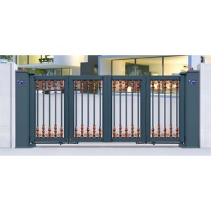 Electric Automatic Aluminum Alloy <b>Folding</b> Swing Gate Accordion Design 420W Motor Customized Color Modern Design for Villa/Garden - Product Image 1