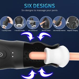 Masturbateurs masculins à succion automatique Coupe d'entraînement sous vide de <span class=keywords><strong>pénis</strong></span> Orgasme Érotique de poche Chatte Stroker Jouets sexuels pour adultes pour hommes - Product Image 4