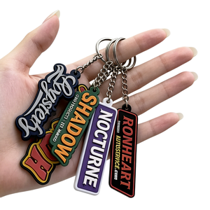 Porte-clés en PVC souple 2D/3D personnalisé <span class=keywords><strong>pas</strong></span> <span class=keywords><strong>cher</strong></span>, porte-clés en silicone, porte-clés personnalisé avec logo, porte-clés en caoutchouc imprimé personnalisé à la mode - Product Image 4