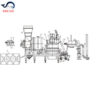 Small Asphalt Mixing Machine Mobile Asphalt Drum Mixing Plant With Advanced Plant Mixer - Product Image 2