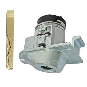 Land Rover Freelander 2 Cylindrical <b>Lock</b> Cylinder LH202M2 Left Door <b>Lock</b> Replacement Part With 1 <b>Key</b> Light Grey - Product Image 5