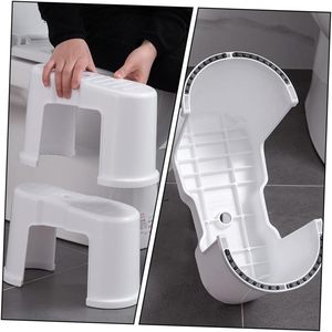 Extendable Convertible Toilet <b>Stool</b> for <b>Bathroom</b> - Ergonomic Plastic Squatting <b>Stool</b> for Correct Posture and Hotel Use - Product Image 4
