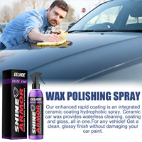 Revêtement Céramique Rapide SHINE 125ML - Cire et Polish pour Voiture en Spray Super Hydrophobe, Solutions Liquides Hybrides Effet Verre, Polish et Cire Céramique