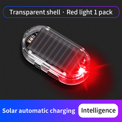 Transparent style-red warning light