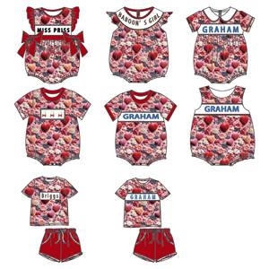 Yihui ODM Maßgeschneiderte Fabrik Zollfreie Mädchenkleidung 100% Baumwolle Handbestickte Kleider mit Niedlichem Muster zum Valentinstag - Product Image 5