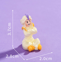 Figurine de prince en résine, style anime, personnage de film, kawaii, objet de collection, aventure féerique pour enfants, thème magique, créateur de scènes arabes