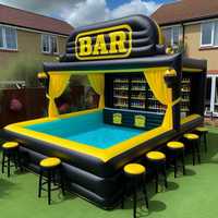 Bar flottant gonflable pour piscine, pub, tente de fête personnalisée pour la cour, bar aérien, bar étanche pour piscine, spa, stand de boissons