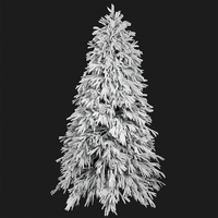 Promotion Annuelle : Arbre de Noël Artificiel Écologique de 180 cm Pré-Éclairé avec Écran LED, Résistant aux Intempéries pour l'Intérieur