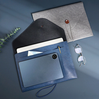 Bolsa de Almacenamiento de Documentos de PU con Logotipo Personalizado de Diseño Gratuito, Carpeta de Archivos de Alta Calidad para Documentos