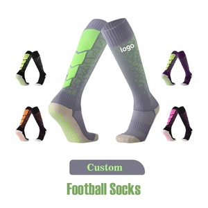 Non slip Long Silicone Football <b>Socks</b> Football Grip Anti-slip <b>Socks</b> Low Moq Men's Pro Elite Soccer <b>Socks</b> High Quality - Product Image 1