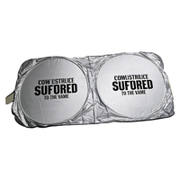 Pare-soleil universel pour pare-brise de voiture, pliable, argenté, anti-UV, réflecteur de chaleur, pare-soleil automobile