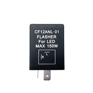 AUTODRAGONS Relais clignotant électronique 2 broches CF12ANL-01 pour résoudre le problème de clignotement rapide des ampoules de clignotants - Product Image 2
