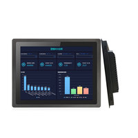 13.3"15.6"21.5" Duvara Monte Edilebilir Kapasitif Endüstriyel Dokunmatik Ekran Nfc Tablet Linux Android Dokunmatik Ekran Monitör Panel Pc