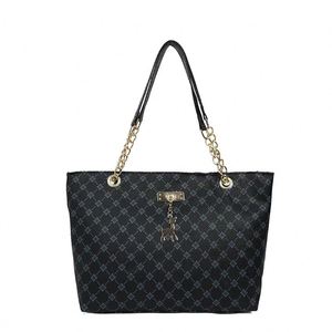 High Quality Cowhide with <b>Canvas</b> Material Colored Plaid Pattern <b>Large</b> Women's Handbag Crossbody Shoulder <b>Bag</b> - Product Image 2