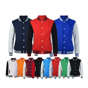 Biểu Tượng Tùy Chỉnh Bóng Chày Cao Đẳng Áo Khoác Chất Lượng Áo Khoác Thoáng Khí Máy Bay Ném Bom Varsity Áo Khoác Letterman Áo Khoác