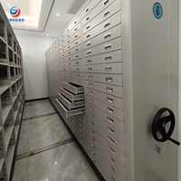 Sistema de Almacenamiento Compacto de Alta Densidad para Archivos Móviles, para Gestión de Documentos en Oficinas y Almacenes