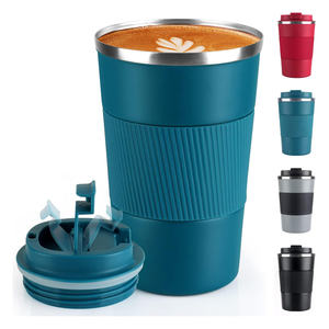 Vente chaude 380ml 510ml Tasse à café intelligente à température optimale Tasse à café intelligente en acier inoxydable Tasse à vide pour voyage Tasse à café pour voiture - Product Image 1