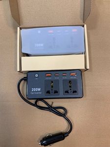 Inversor de Corriente para Auto con Cargador Rápido QC3.0, Puerto USB PD de 200W, 12V, Encendedor de Cigarrillos, Salida Personalizable - Product Image 6