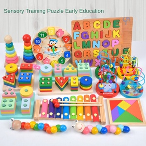 Juego de Juguetes Musicales de Madera para Estimulación Cerebral, <span class=keywords><strong>Juegos</strong></span> de Aprendizaje Temprano para Niños y Niñas de 0 a 7 Años - Product Image 2